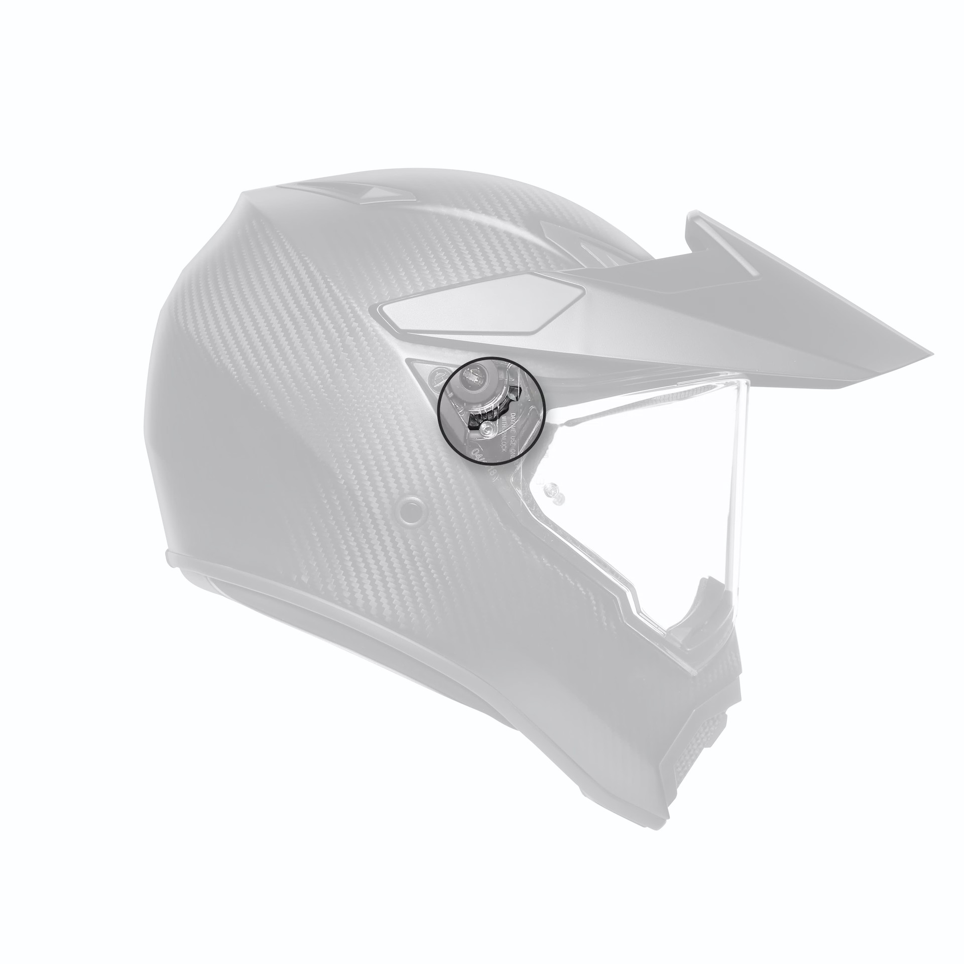 защелка механизма крепления визора  AGV  CLICK FOR VISOR MECHANISM AX9