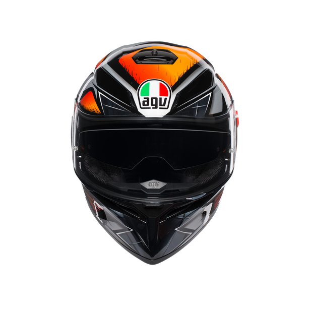Шлем  AGV  K3 SV LIQUEFY BLACK/ORANGE