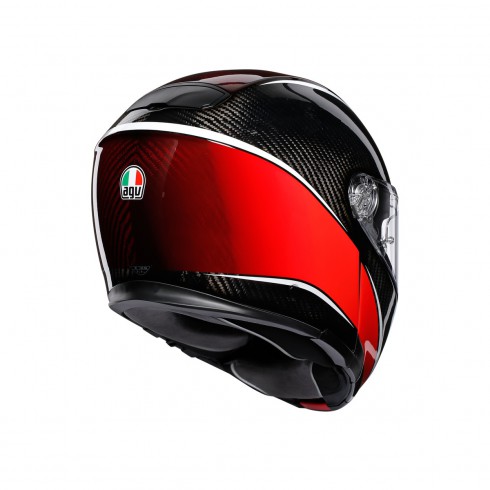 Шлем  AGV  SPORTMODULAR AERO CARBON/RED