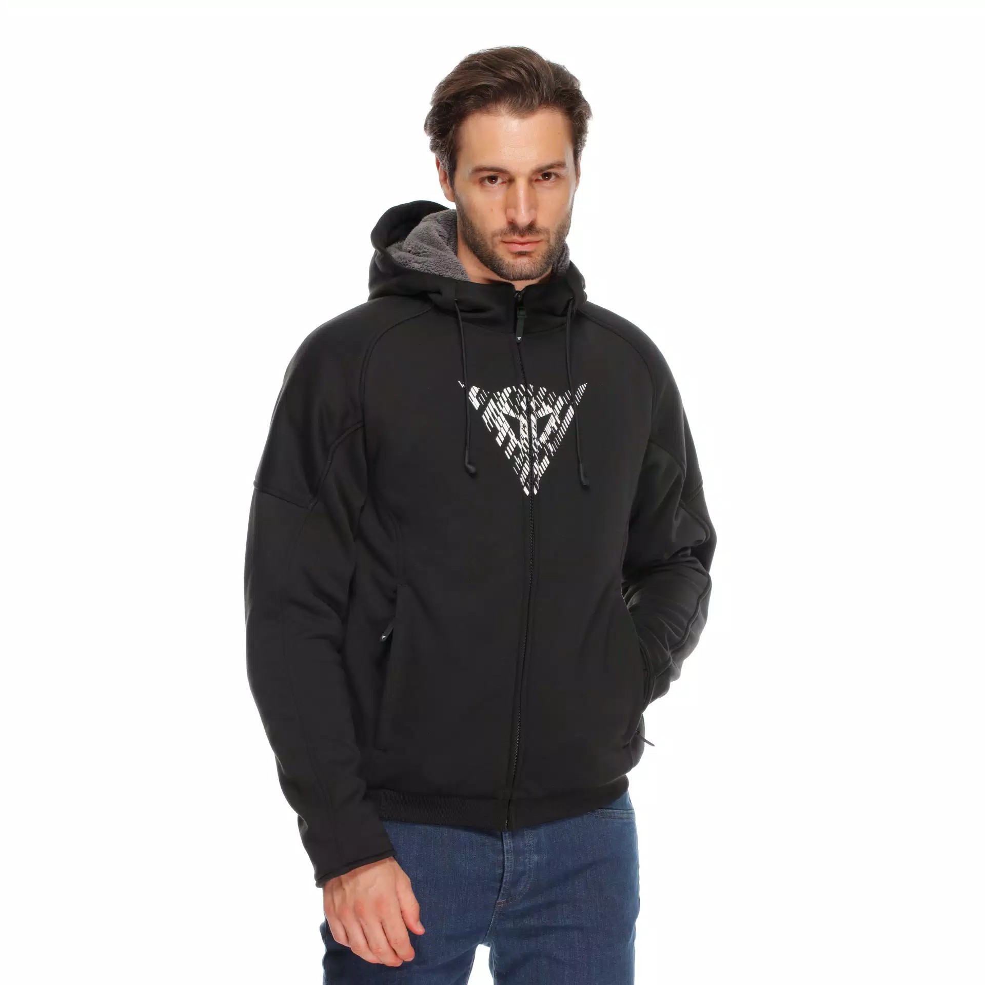 Толстовка на молнии DAINESE BOVISA SAFETY HOODIE FULL ZIP