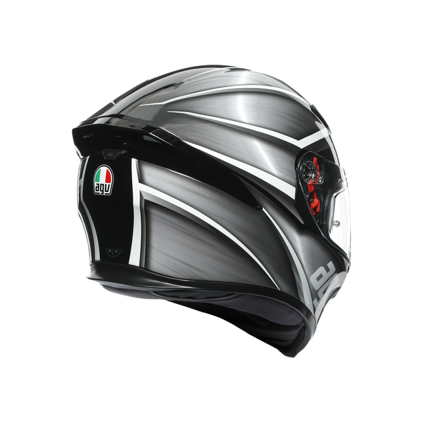 Шлем  AGV  K5 S TEMPEST BLACK/SILVER