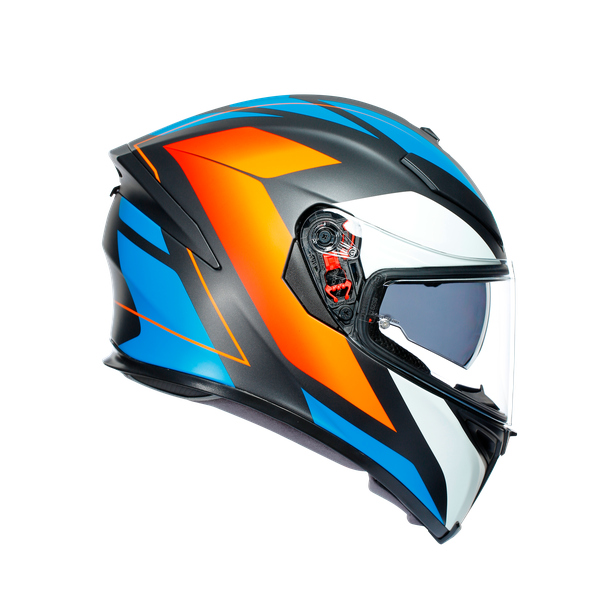 Шлем  AGV  K5 S CORE MATT BLACK/BLUE/ORANGE