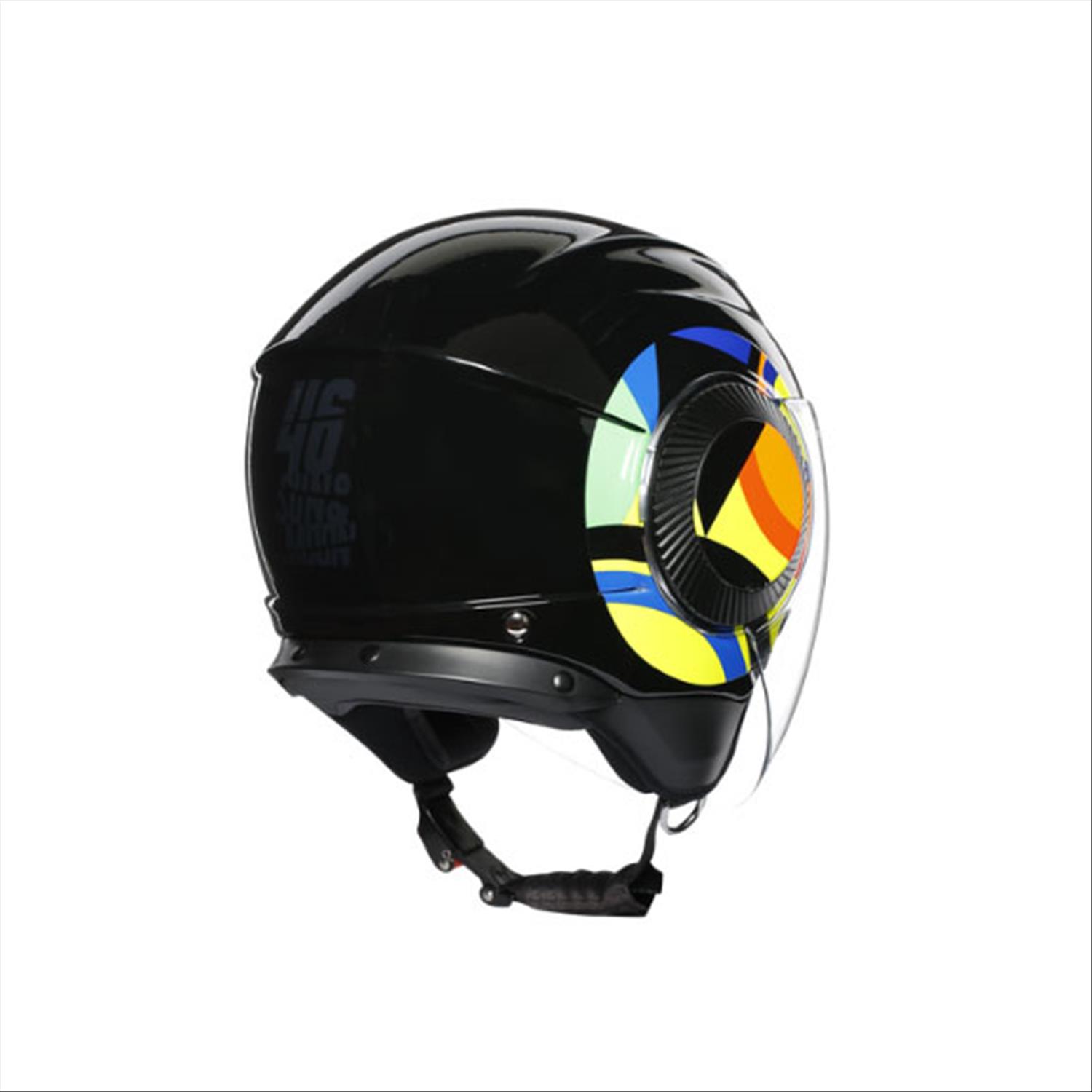 Шлем  AGV  ORBYT SUN&MOON 46 BLACK