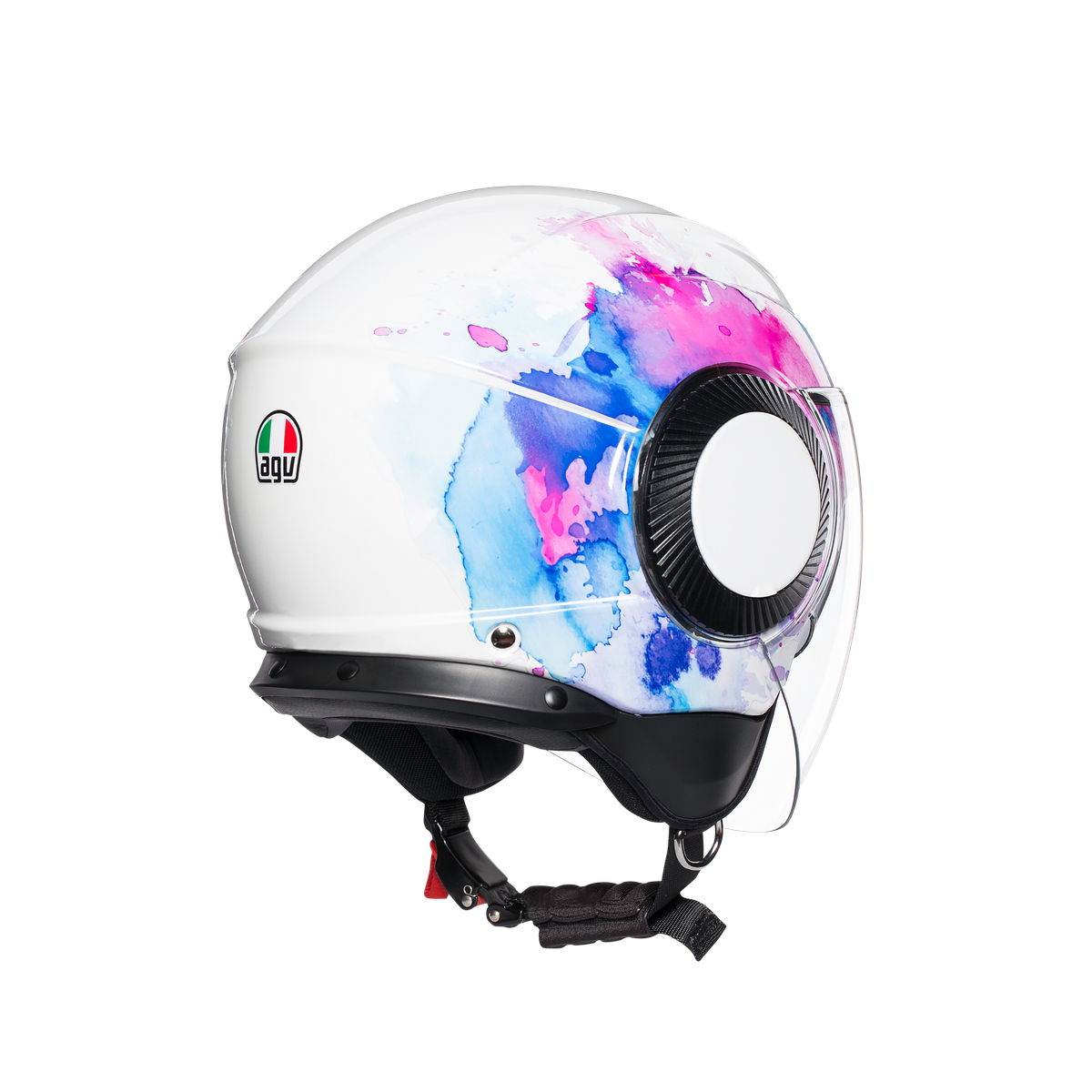 Шлем  AGV  ORBYT MAYFAIR WHITE/PURPLE