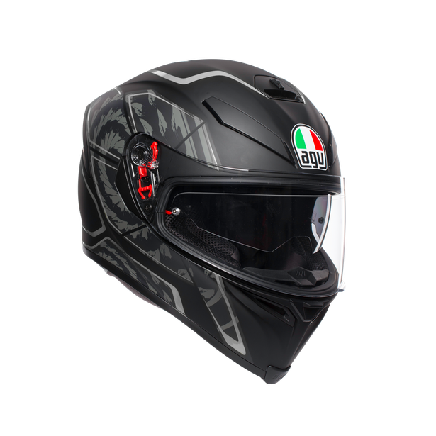 Шлем  AGV  K5 S TORNADO MATT BLACK/SILVER