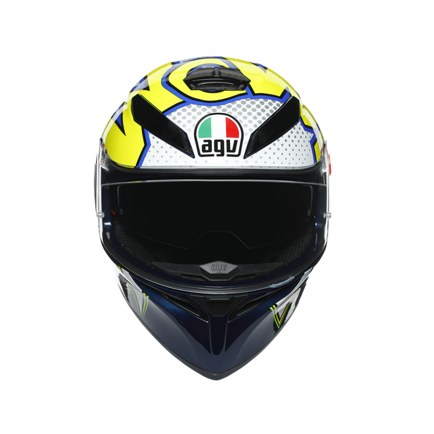 Шлем  AGV  K3 SV BUBBLE BLUE/WH/YELLOW FLUO